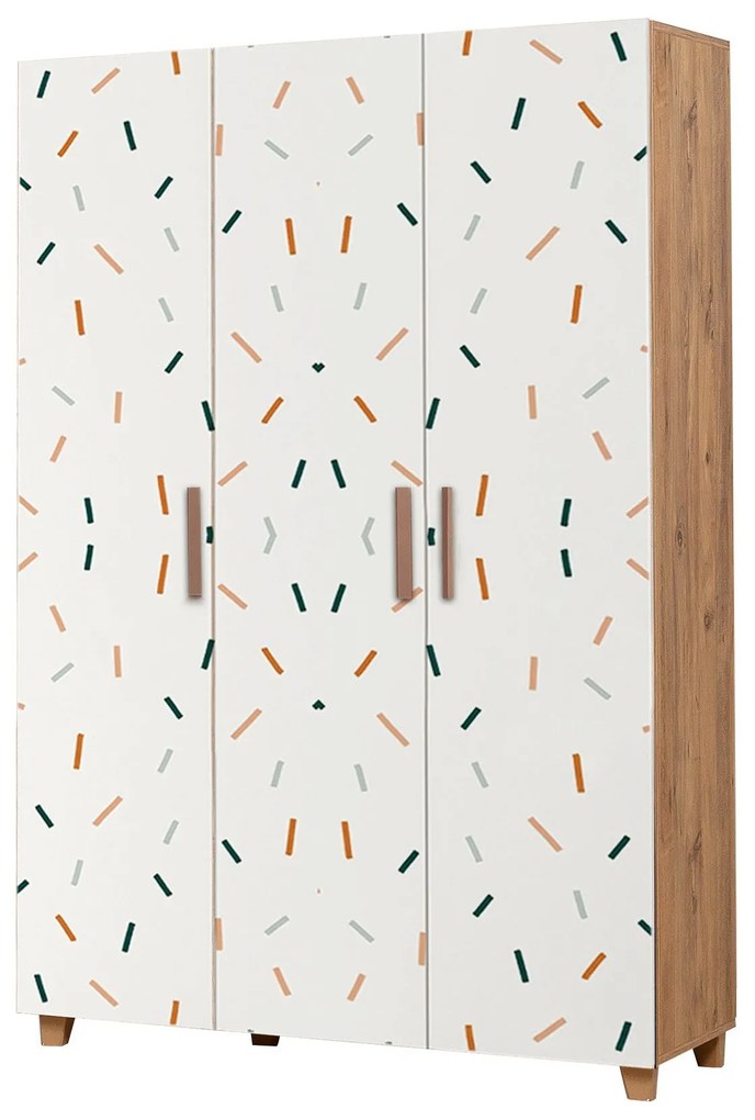 Guarda-roupa Leva Hedera – Atlantic Pine White – 120 cm x 189 cm x 48