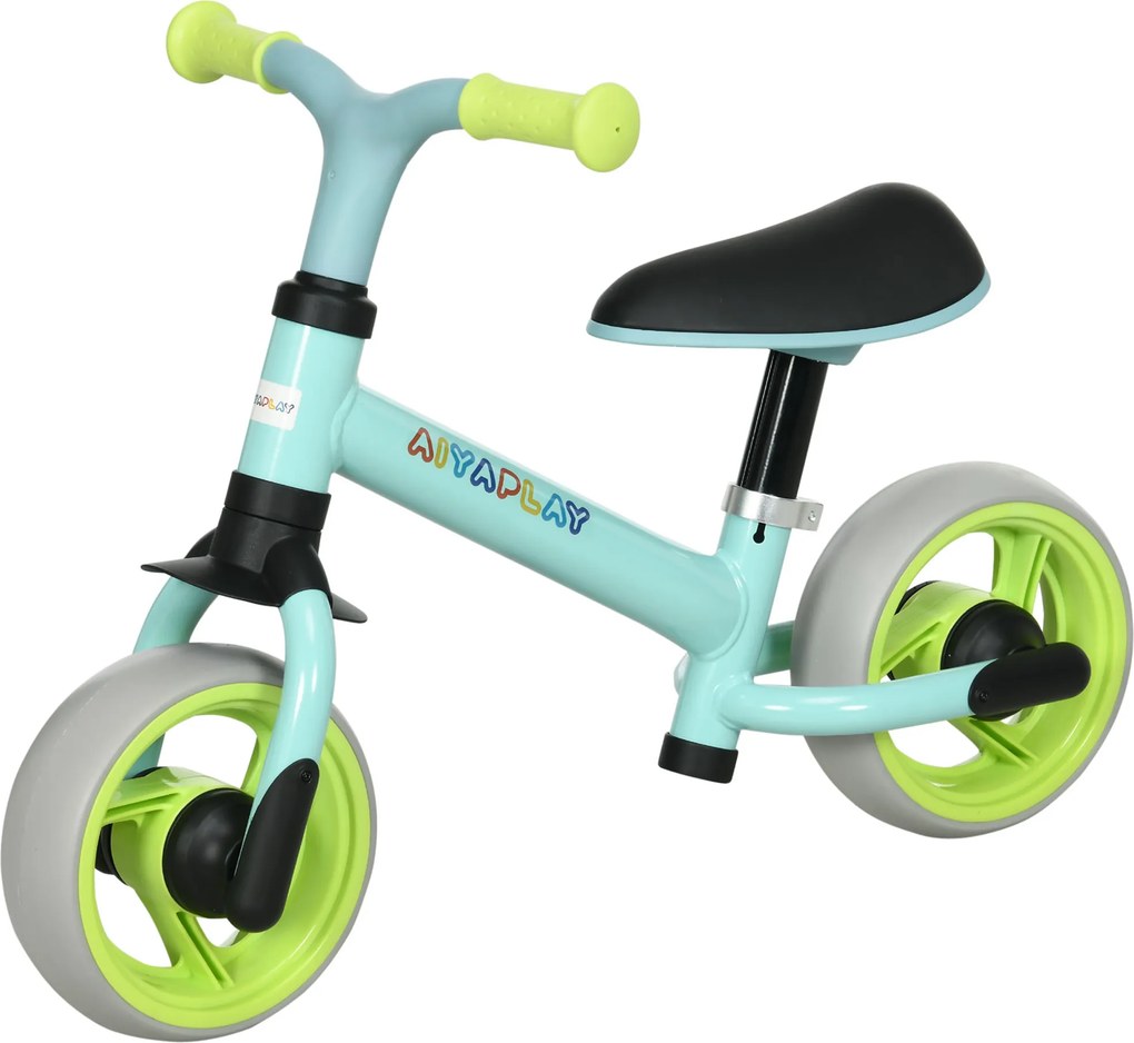Bicicleta de equilíbrio para bebés, com assento ajustável e rodas de EVA, brinquedo infantil para bebés dos 18 aos 48 meses, para meninos e meninas, v
