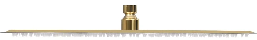 Cabeça de chuveiro redonda 40 cm aço inoxidável dourado