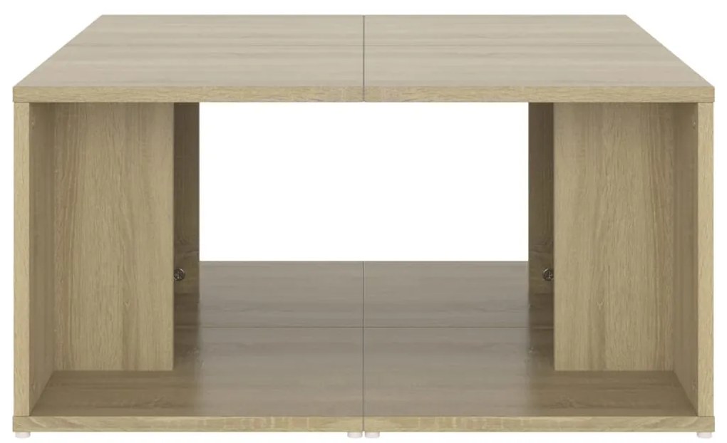 Mesas de centro 4 pcs derivados de madeira carvalho sonoma