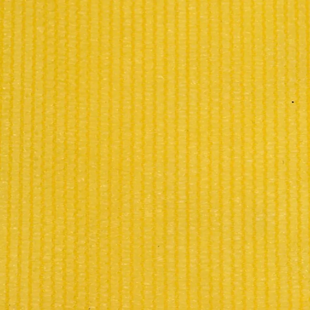 Estore de rolo para exterior PEAD 60x140 cm amarelo