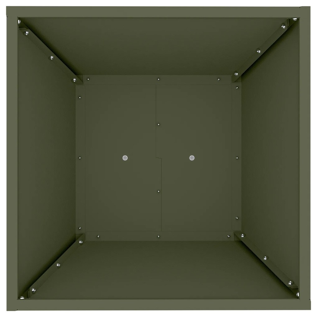 Suporte para Plantas Verde azeitona Metal 40 x 40 x 101 cm
