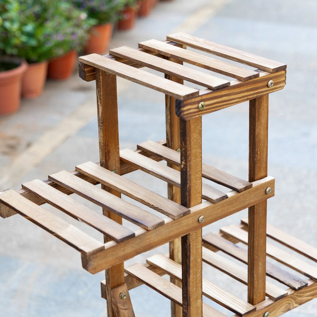Suporte para Plantas Estante para Plantas de Madeira Estante para Flor