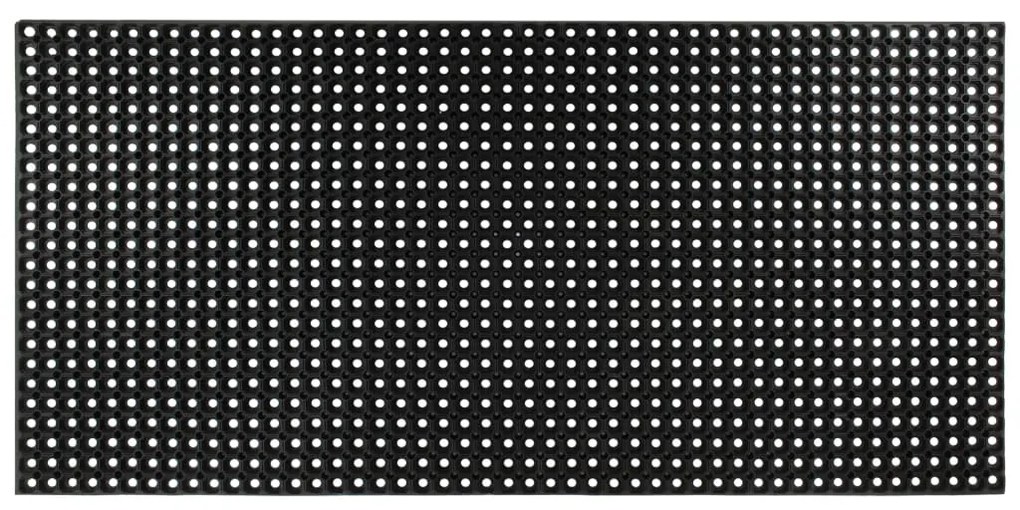 246610 vidaXL Tapete de borracha 23 mm 100x150 cm