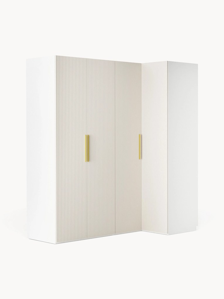 Roupeiro de canto modular Simone, L 215 cm, vários tamanhos