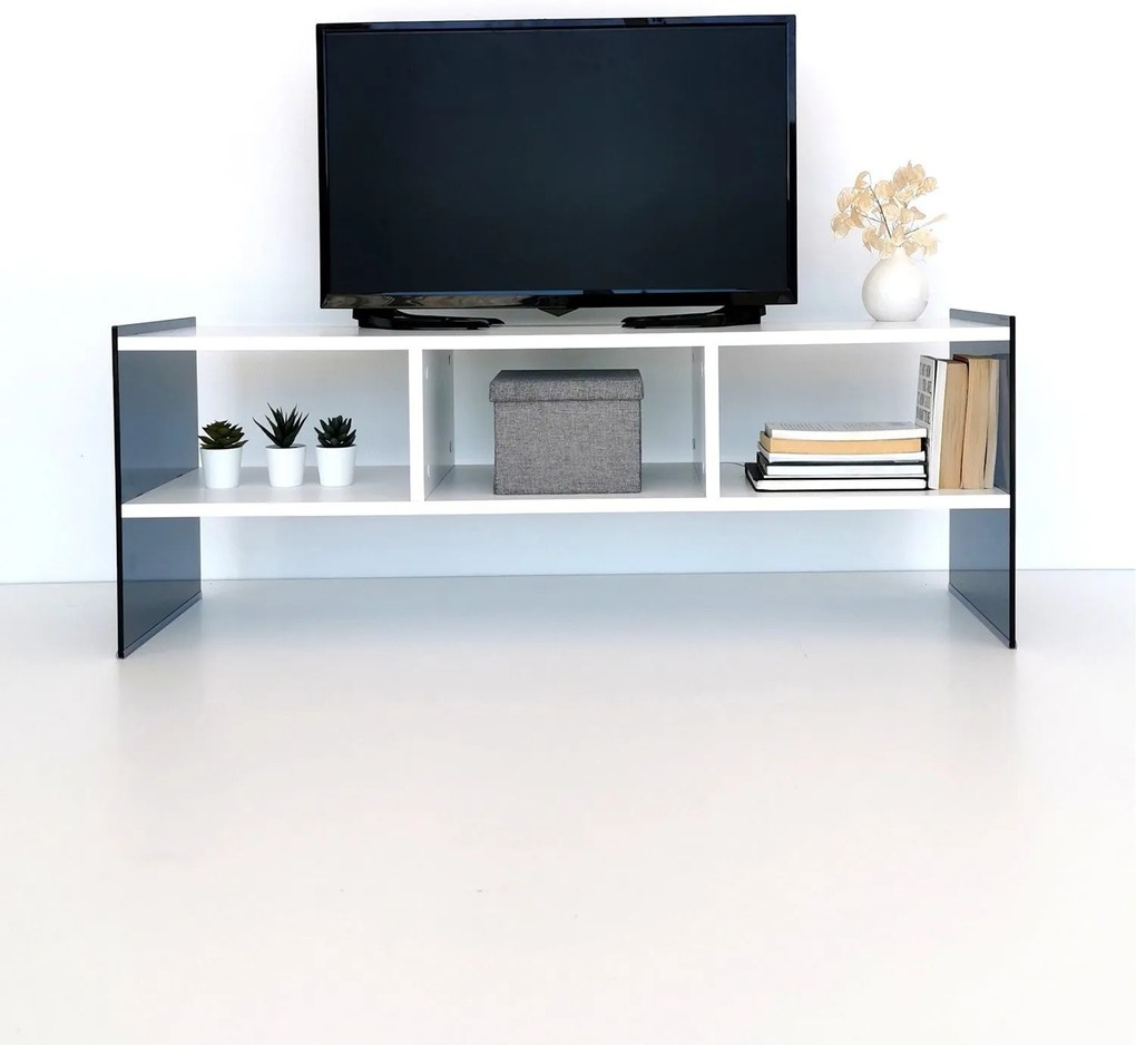Móvel para Televisão TV401 – Branco – 120 cm x 45 cm x 35 cm