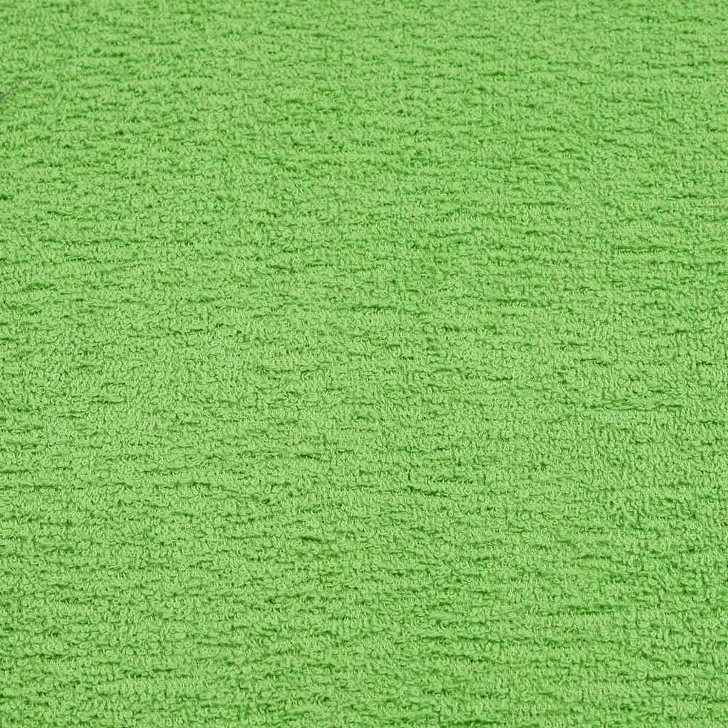 Toalhas de bidé 4pcs 30x50cm 360 gsm 100% algodão verde maça