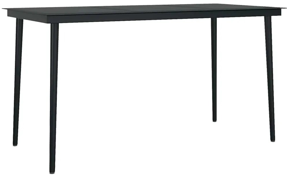 Conjunto jantar jardim 5 peças almofadas vidro vime cinzento PE