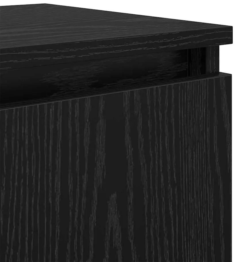 Mesa de cabeceira Carvalho Preto Carvalho preto Madeira feita