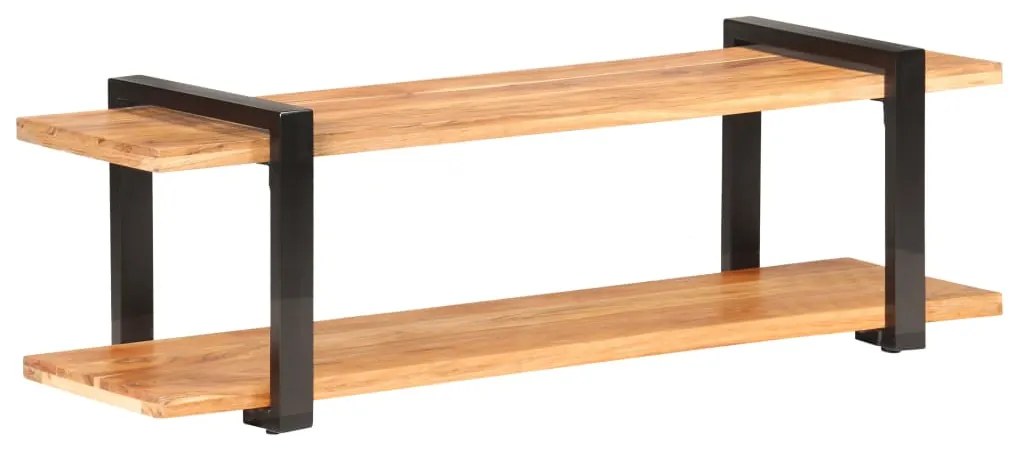 Móvel de TV 130x40x40 cm madeira de acácia maciça