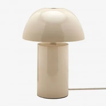 Candeeiro De Mesa Em Cerâmica Kisvea Tapioca Bege - Sklum