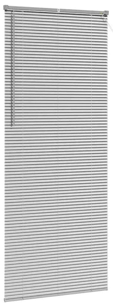 Persiana de Janela com cortinas Outros Manual Prata 90 x 220 cm Alumín