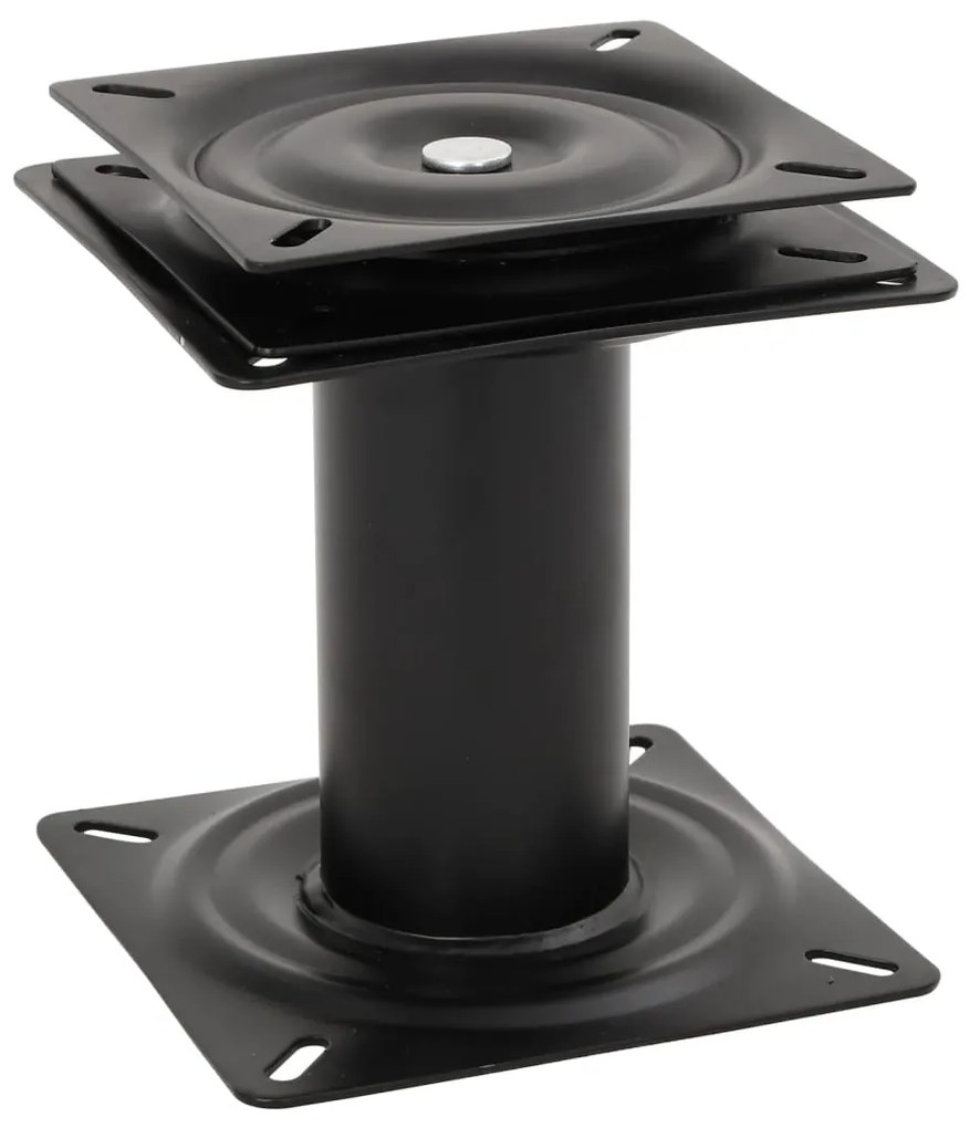 vidaXL Pedestal para banco de barco giratório a 360° aço