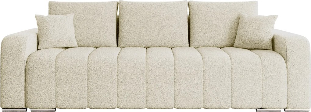 Sofá-cama Arvada 124, Cama com arrumação, 86x244x90cm, 98 kg, Pernas: Metal