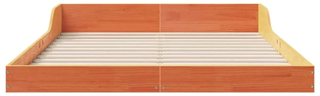 Estrutura da Cama Castanho-mel 140 x 190 cm