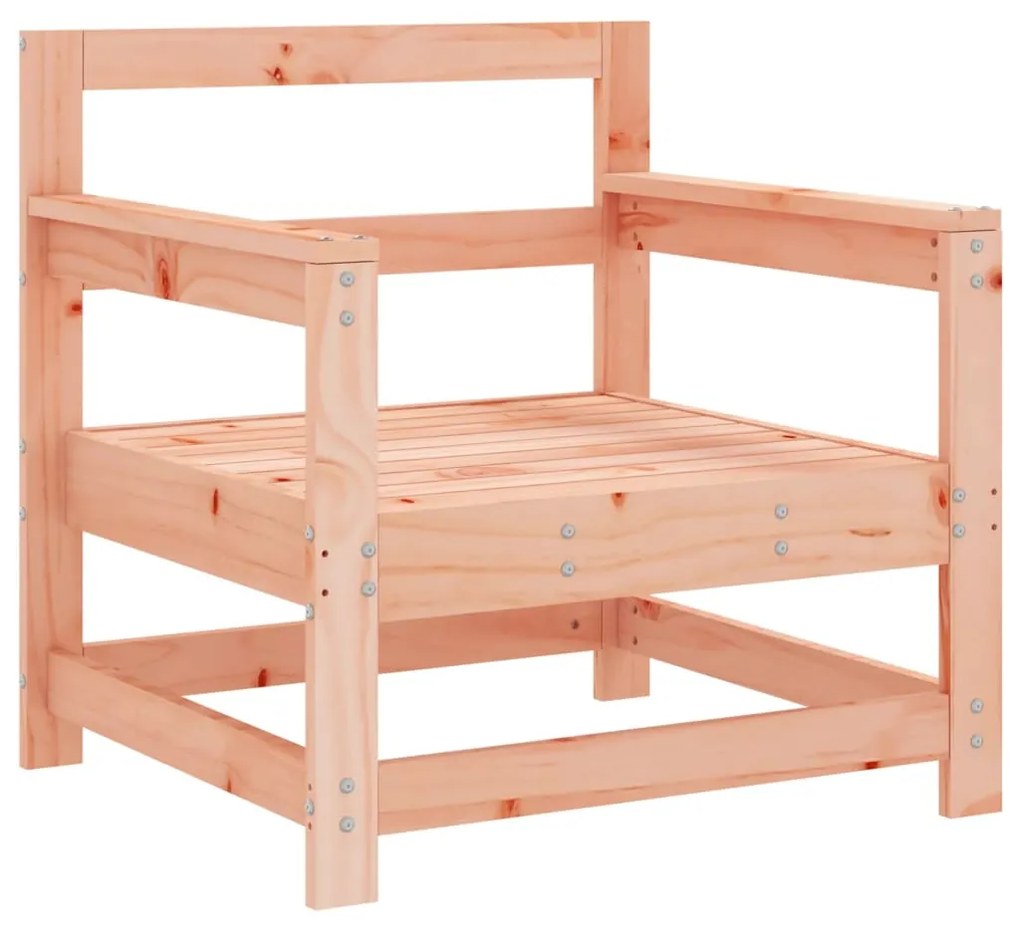 7 pcs conjunto lounge de jardim madeira de douglas maciça
