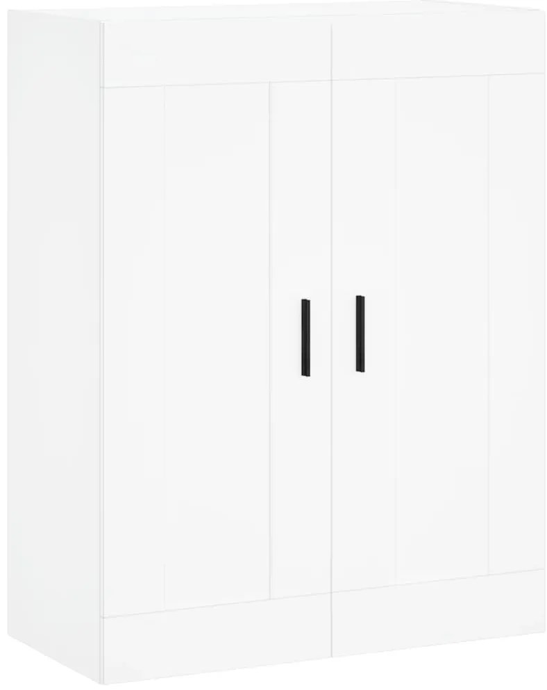 Móveis de parede 2 pcs derivados de madeira branco