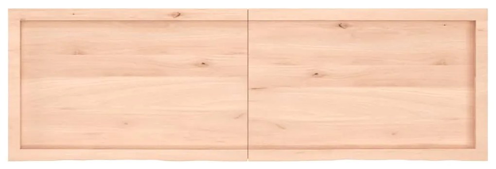 Prateleira de parede 160x50x(2-6)cm carvalho maciço não tratado