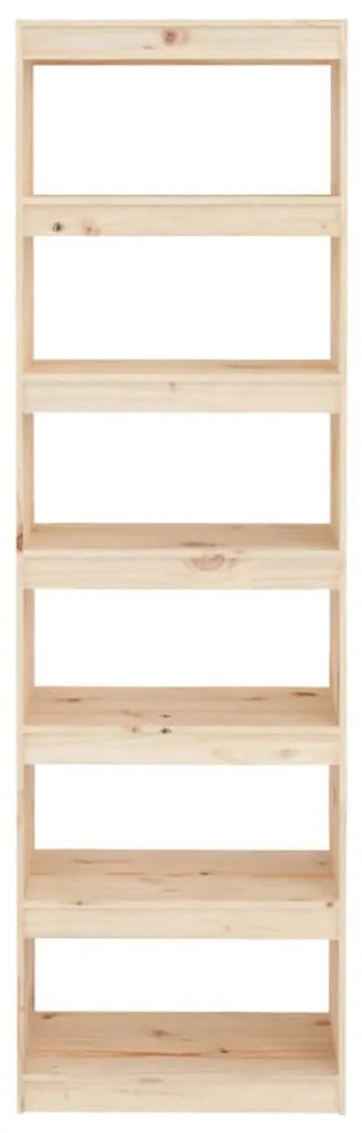 Estante/divisória 60x30x199,5 cm madeira de pinho maciça