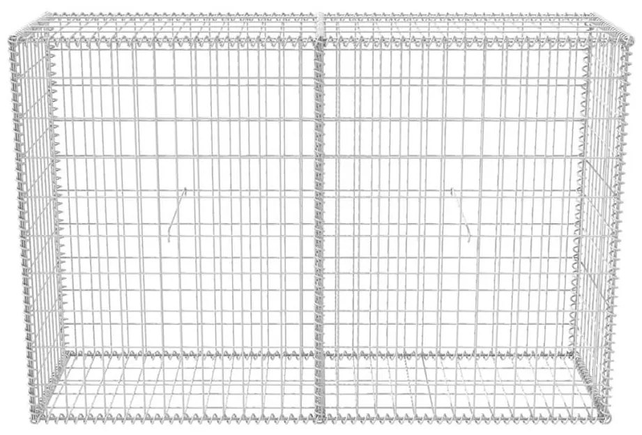 Cesto gabião aço galvanizado 150x50x100 cm