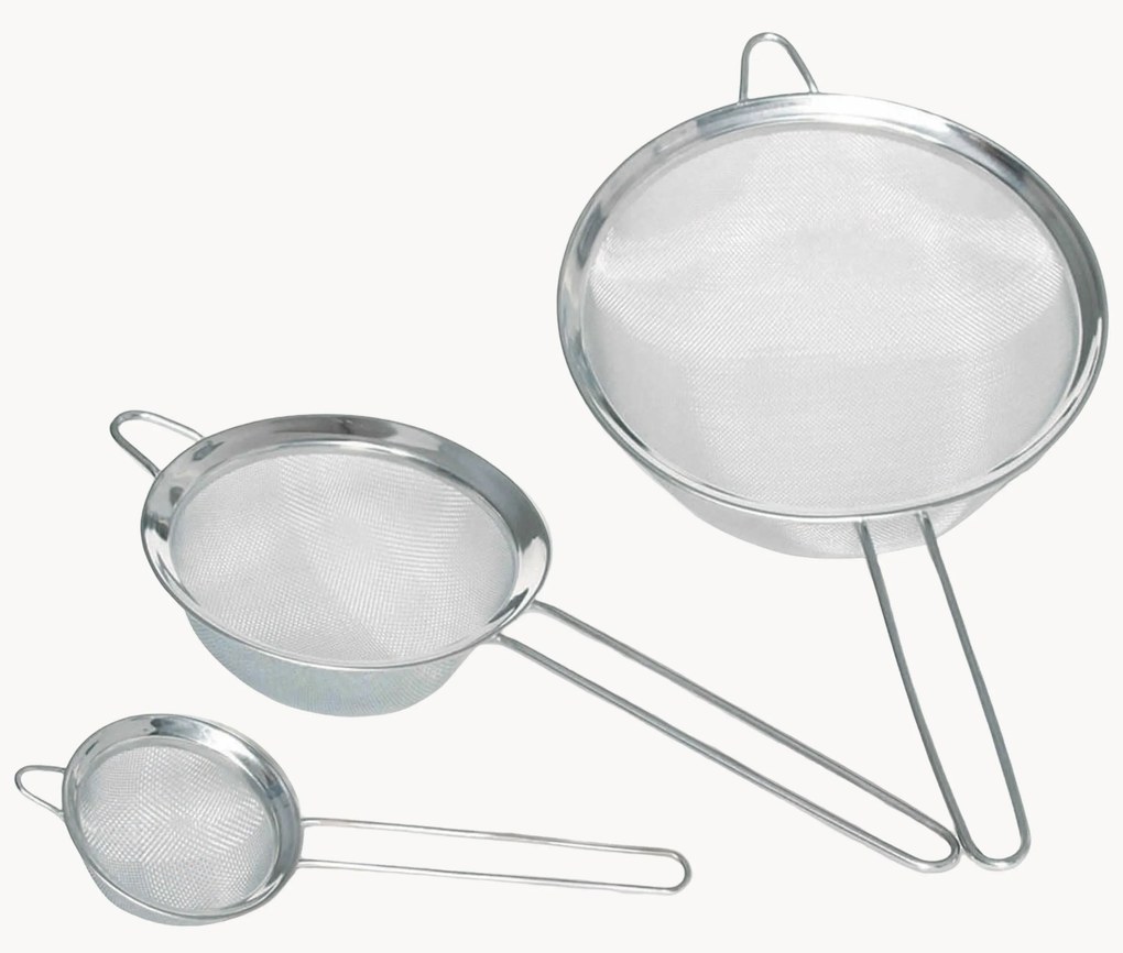 Coadores de cozinha em aço inoxidável Meno, conjunto de 3