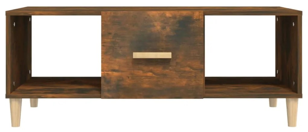 Mesa de centro 102x50x40 cm derivados madeira carvalho fumado