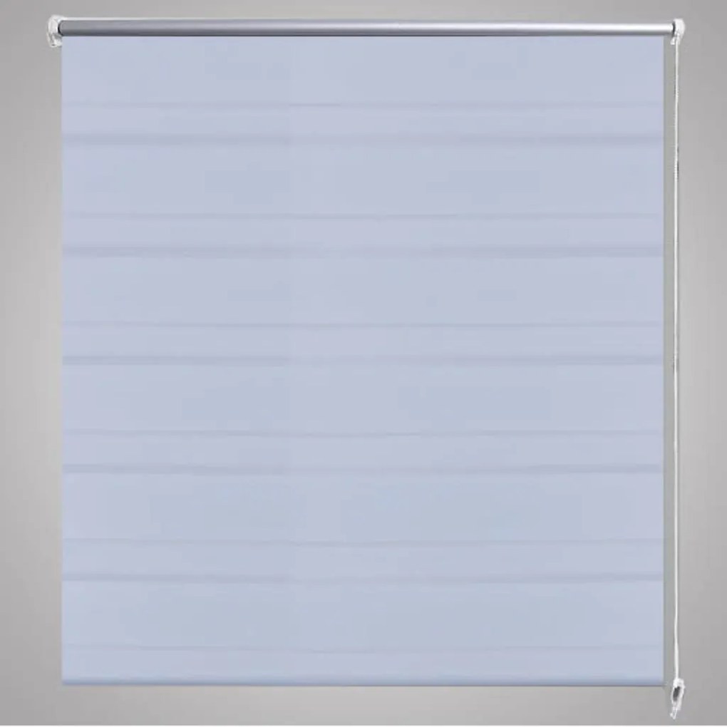 Estore de rolo 70 x 120 cm, linhas de zebra / Branco