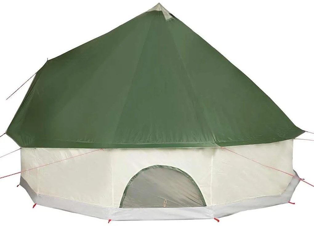 Tenda familiar tipi para 6 pessoas impermeável verde