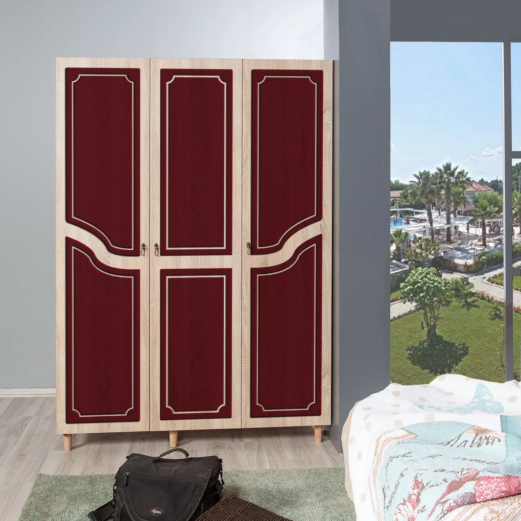 Roupeiro Mode – Carvalho Sonoma – 135x192x52 cm