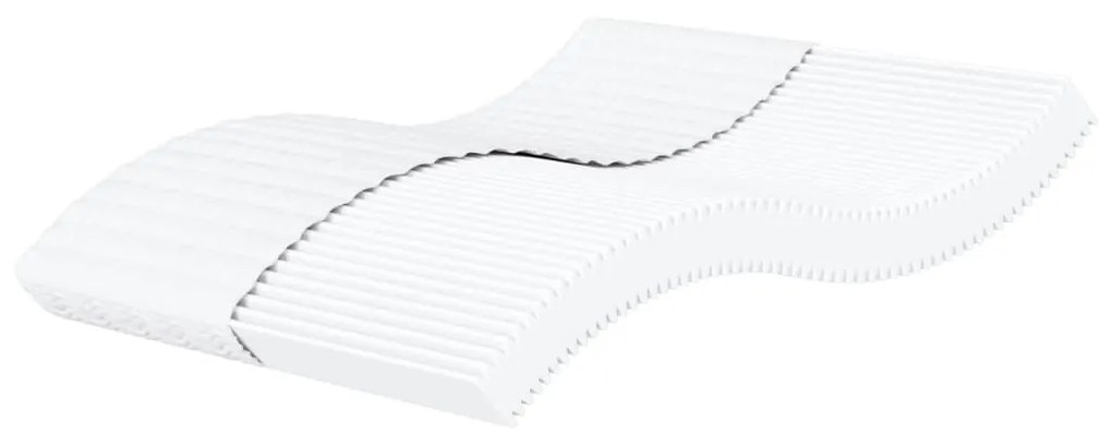 vidaXL Colchão de espuma 180x200 cm dureza H2 H3 branco