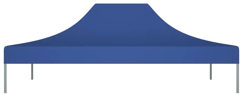 Teto para tenda de festas 4x3 m 270 g/m² azul