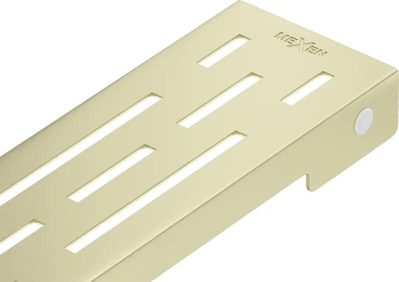 Mexen Flat M01 máscara para ralo linear 50 cm, dourada escovada - 1A20050