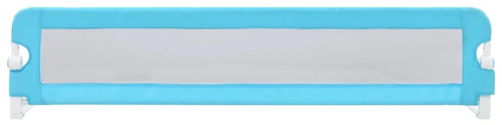 Barra de segurança p/ cama infantil 180x42cm poliéster azul