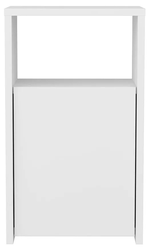 Mesa de Cabeceira Carlin – Branco – 36 cm x 25,3 cm x 61,4 cm