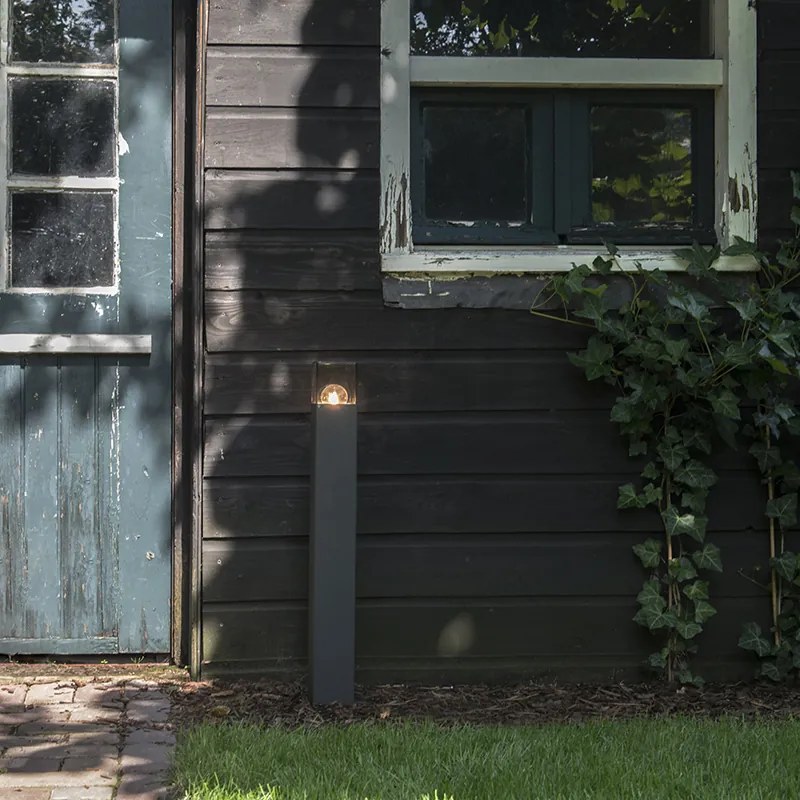 Candeeiro de pé exterior inteligente antracite 70 cm com Wi-Fi P45 - Dinamarca