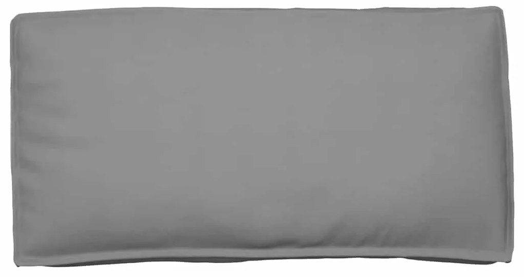 Almofada de Palete para Assento/Costa Cinza 120x60x12 cm Tecido Oxford