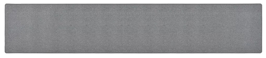 Tapete/passadeira 50x300 cm cinzento-escuro