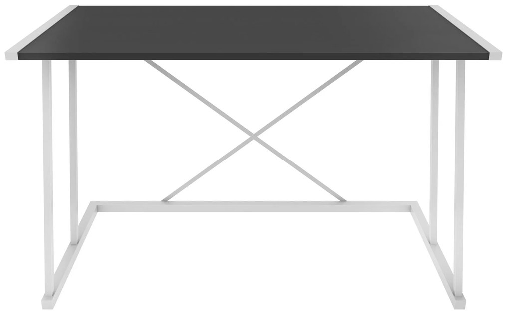 Secretária Adelaide – Branco/Antracite – 114x60x75 cm