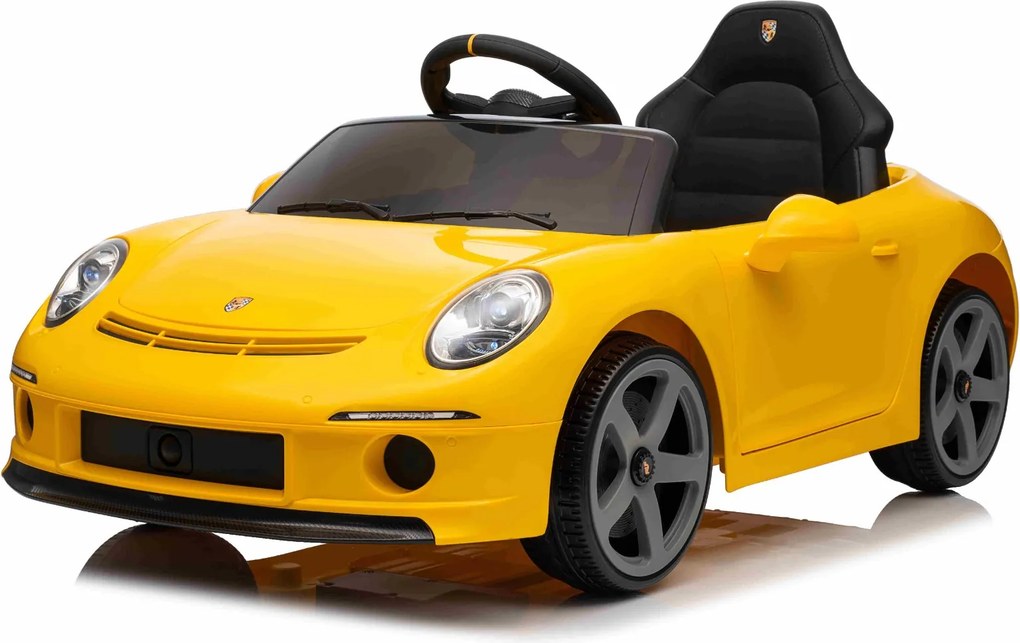 Carro elétrico para crianças RUF GT 12V,com portas rebatíveis, comando remoto, luzes LED dianteiras e traseiras, entrada USB/Aux, bateria de lítio, li