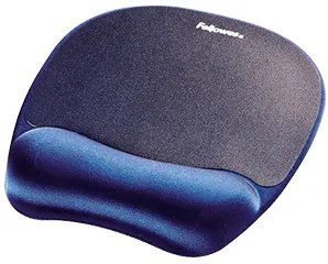 Tapete para Rato Fellowes com Apoio de Mão de Espuma Memory Foam Azul 230x196x20 mm
