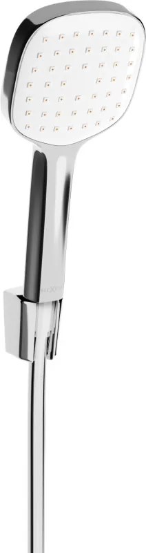 Mexen R-33 conjunto de duche de ponto, cromado/branco - 785335052-02