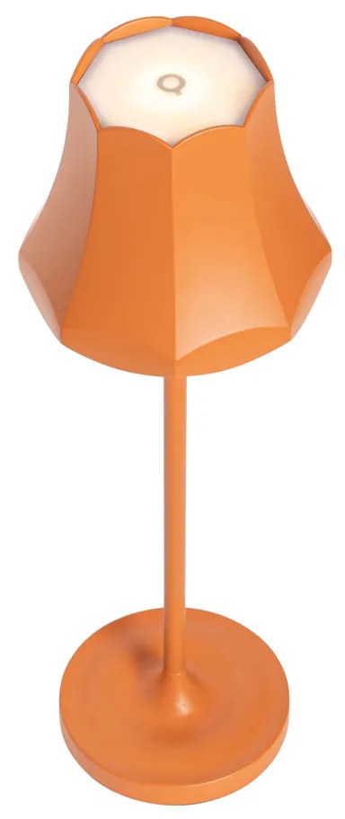 LED Candeeiro de mesa retro laranja recarregável IP44 - Granny Retro