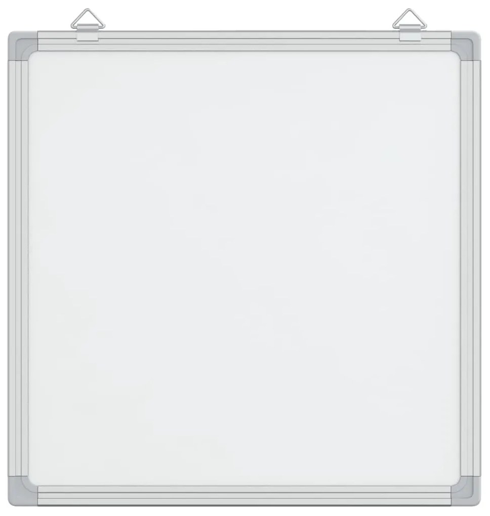 Quadro branco magnético 40x40x1,7 cm alumínio