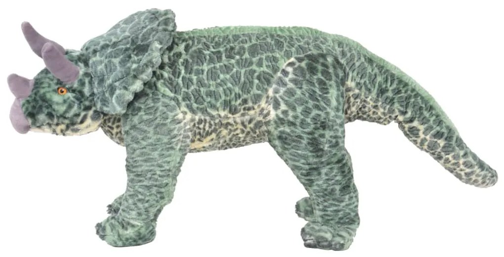 Brinquedo de montar dinossauro triceratops peluche verde XXL