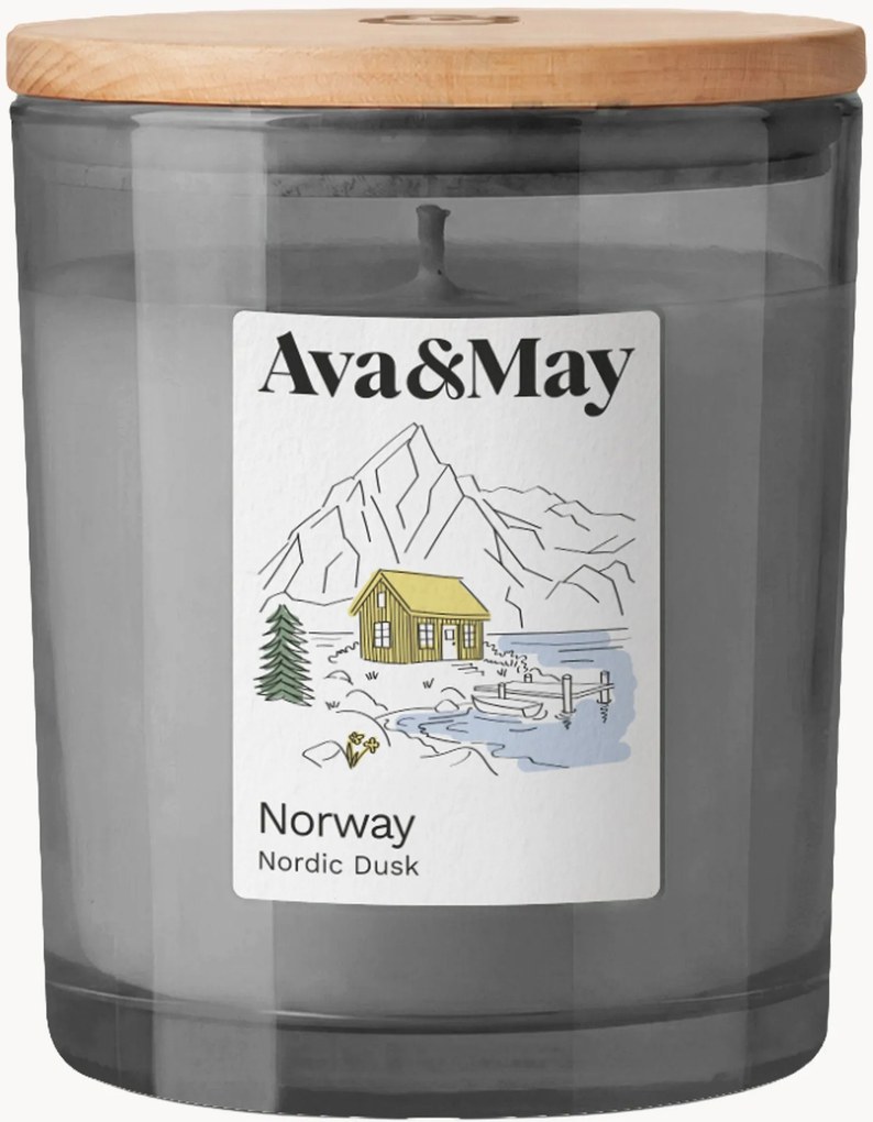 Vela perfumada Norway (lírio-do-vale, almíscar e âmbar)