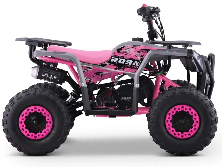 MINI MOTO 4 GASOLINA PARA CRIANÇAS Bull 49cc tipo ATV Rosa