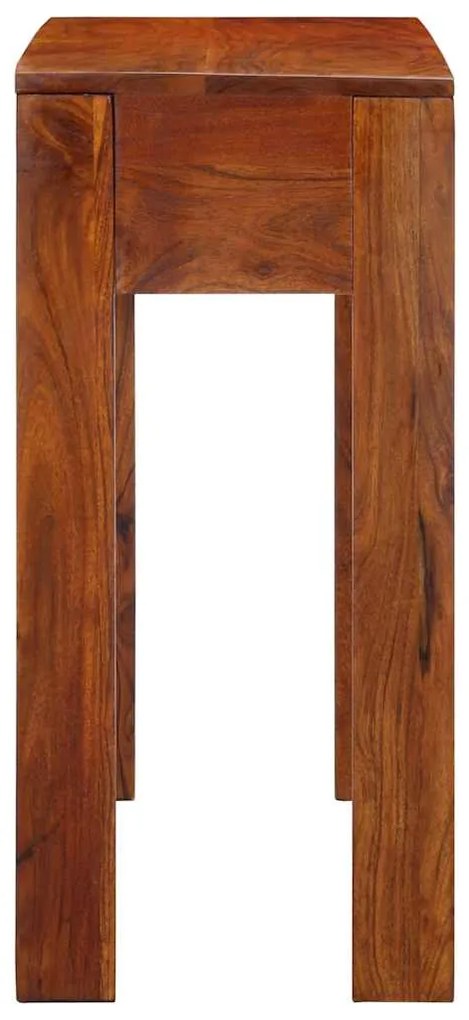Mesa de consola 80x35x75 cm Madeira maciça Acácia