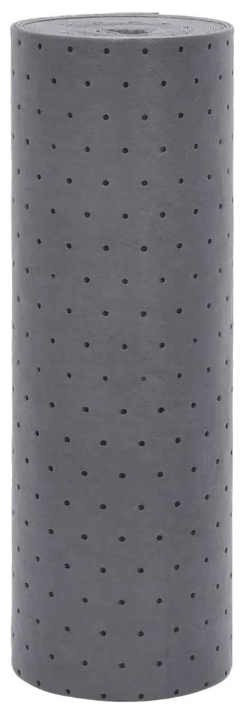 Almofada absorvente de óleo 40x1000 cm cinzento