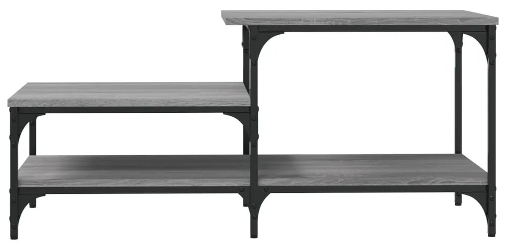 Mesa de centro 100x50,5x45 cm derivados de madeira cinza sonoma