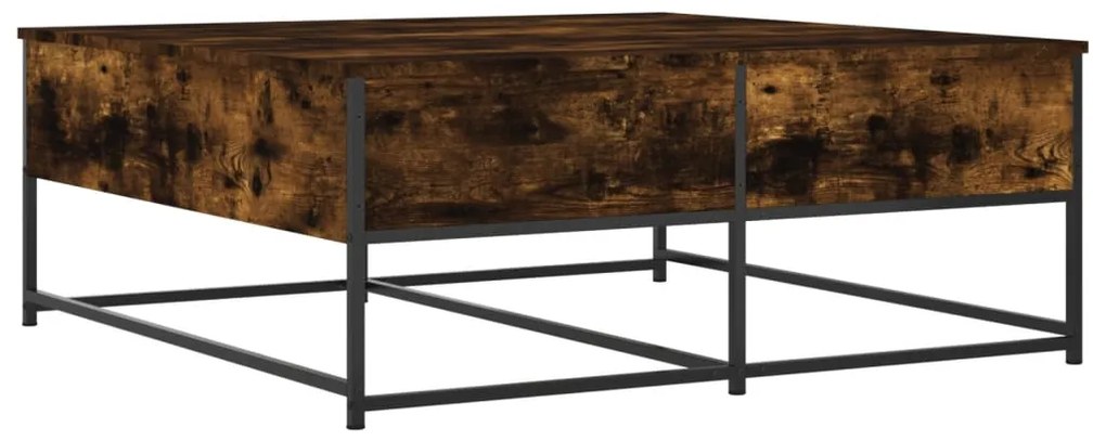 Mesa de centro 100x99x40 cm derivados madeira carvalho fumado